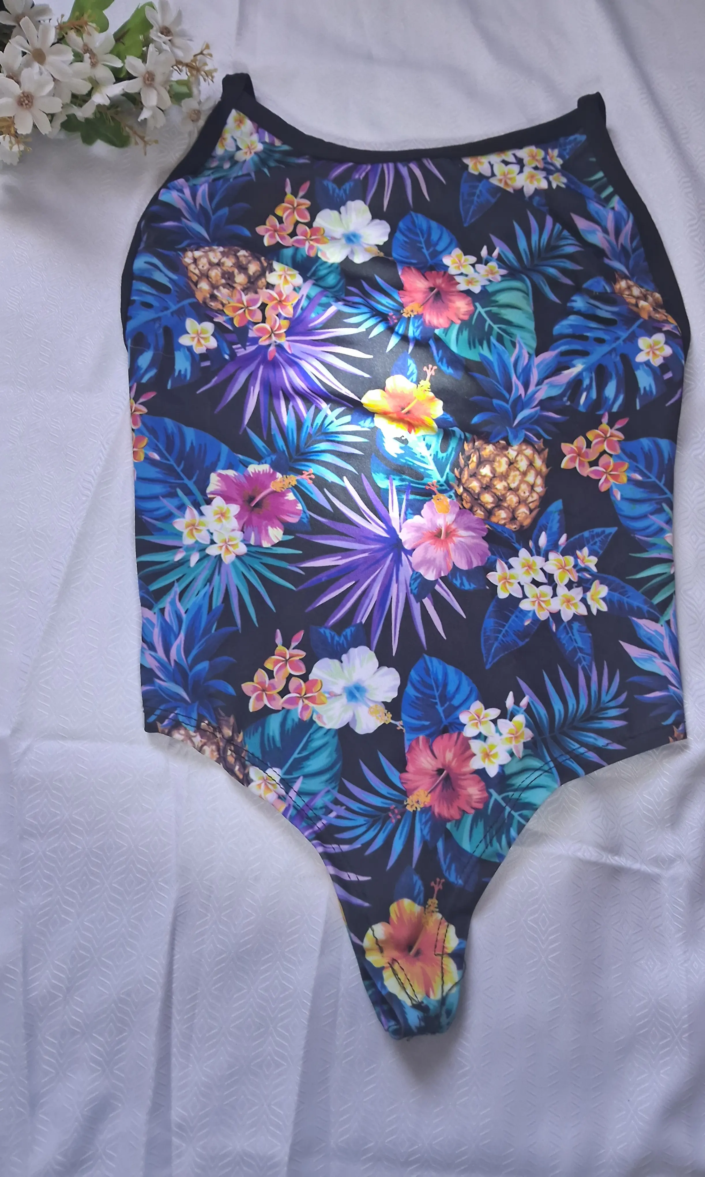 Body Estampa Floral Tropical Variado frontal
